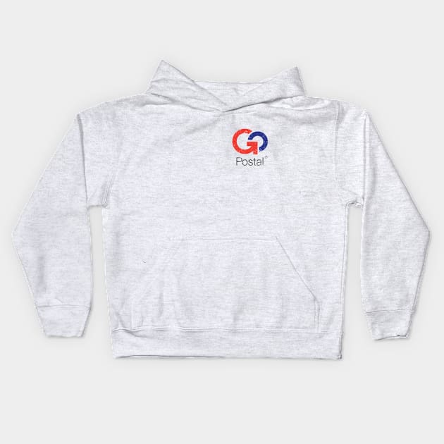 Go Postal Kids Hoodie by sketchfiles